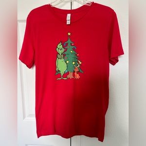 Bella-Canvas Grinch T-shirt. Size M